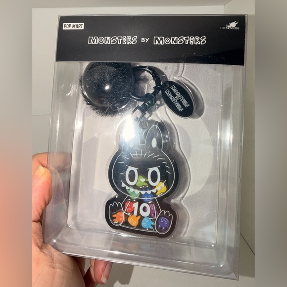 10th Anniversary Labubu Acrylic Shaker Keychain - Picture 4 of 7